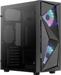 Carcasa Aerocool Glider Cosmo iluminare RGB Neagra 