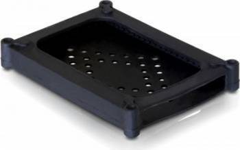 Carcasa Delock de protectie din silicon pentru HDD 2.5inch neagra 