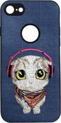 Carcasa Lemontti Embroidery iPhone 7 Blue Puppy 