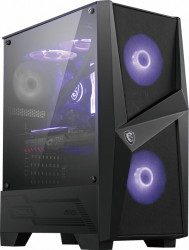 Carcasa MSI MAG FORGE 100M 2x USB 3.0 2x 120mm RGB Fan 1x 120mm black Fan Tempered Glass 