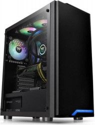 Carcasa Thermaltake H100 Tempered Glass SPCC Steel ATX Mid Tower Neagra 