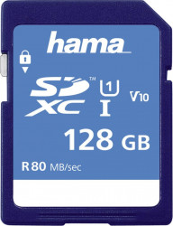 Card de memorie Hama SDXC 128GB clasa 10 UHS-I 80MB/s 