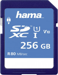 Card de memorie Hama SDXC 256GB Clasa 10 UHS-I 80MB/s 