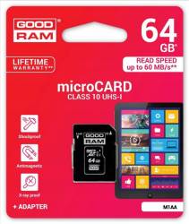 Card memorie GOODRAM Micro SDXC 64GB Class 10 UHS-I + Adaptor