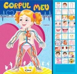 Carte cu sunete Corpul meu romana+engleza - Inesa Tautu