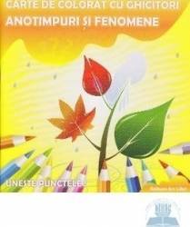 Carte de colorat cu ghicitori - Anotimpuri si fenomene 