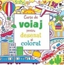 Carte de voiaj pentru desenat si colorat 