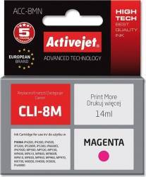 Cartus ActiveJet compatibil Canon ac-cli-8m Magenta 14ml 
