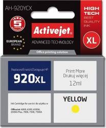 Cartus ActiveJet compatibil HP-920 12ml Galben 