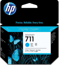 Cartus HP 711 29ml 3Pack Cyan 