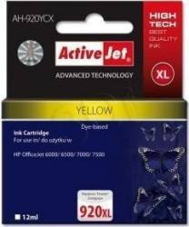 Cartus ActiveJet compatibil HP CD974AE Yellow 12 ml 