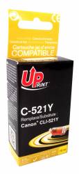Cartus cerneala UPRINT CJ521YUP Galben 10 ml compatibil CLI521 