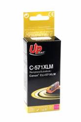 Cartus cerneala UPRINT CJ571XLMUP Magenta 11 ml compatibil CLI 571XL M 