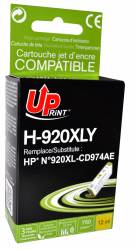 Cartus cerneala UPRINT HJ920XLYUP Galben 12 ml compatibil CD974 