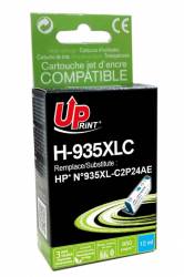 Cartus cerneala UPRINT HJ935XLCUP Cyan 12 ml compatibil C2P24AE 