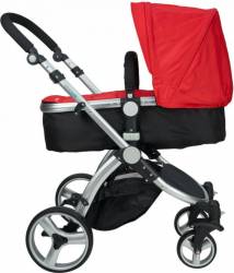 Carucior Kidscare 2 in 1 Veneto Rosu
