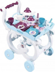 Carucior servire ceai Smoby Frozen 2 XL cu 17 accesorii 