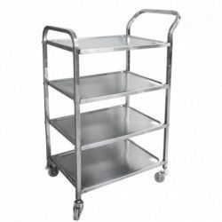 Carucior servire metalic RAKI multifunctional 4 polite 55x31x84 5cm 