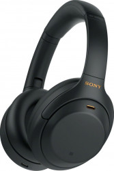 Casti Over the ear Sony WH1000XM4B.CE7, Wireless, Bluetooth, Noise cancelling, Negru 