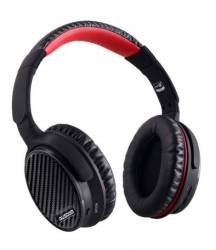 Casti audio AUSDOM ANC 7 Active Noise Cancelling Bluetooth 4.0 aptX over-ear timp de redare pana la 18 ore negru-rosu 