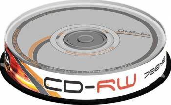 CD-RW 700MB 12x Omega 10 buc set Cake10