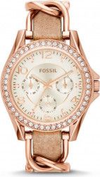 Ceas de Dama Fossil Riley ES3466 Bronz 