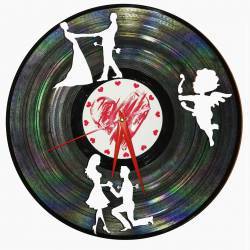 Ceas disc vinil - Love Dice 