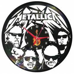 Ceas disc vinil sens invers - Metallica 