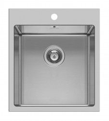 Chiuveta inox Pyramis ISTROS dimensiune 450x5050mm adancime 200mm montare pe blat finisaj lucios 