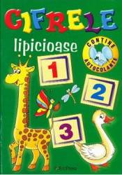 Cifrele lipicioase contine autocolante 