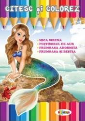 Citesc si colorez Mica Sirena 