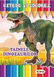 Citesc si colorez Tainele dinozaurilor 