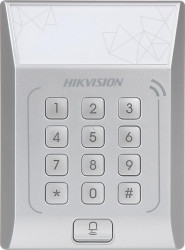 Interfon Hikvision, DS-K1T801M, Cititor standalone cu tastatura si cartele de proximitate 