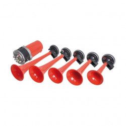 Claxon Pneumatic cu compresor 5 Tonuri 12V/24V Automax 
