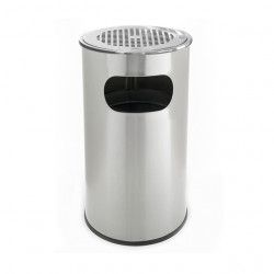 Co de gunoi cu scrumiera rotund pentru hotel fara galeata interioara 30l. 29 5x29 5xh60 5cm 