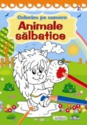 Coloram pe numere Animale salbatice 