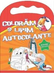Coloram si lipim autocolante. Activitati distractive 