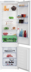 Combina frigorifica incorporabila Beko BCHA306E4SN 289 L Clasa A++ HarvestFresh NoFrost Alb 