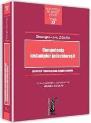 Competenta instantelor judecatoresti - Gheorghe-Liviu Zidaru