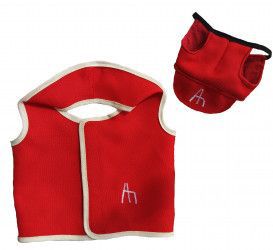 Compleu KIKI Euroanimode marimea 4XL 43 - 46 cm rosu 