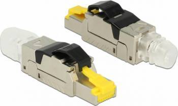 Conector de ansamblat Delock RJ45 cat 6A metal 