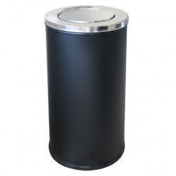 Cos gunoi cu capac basculant i galeata interior 38xh73cm negru 