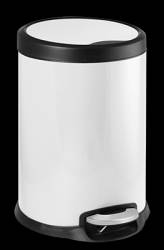 Cos gunoi cu pedala FANTASY 20L alb 