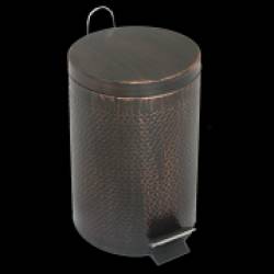 Cos gunoi fier forjat 12L cu pedala 