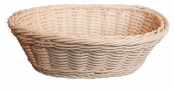 Cos RAKI oval paine fructe legume servire 23 5x15xH7cm culoare natural 