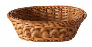 Cos RAKI paine fructe legume oval servire 23 5x15xH7cm culoare cafea 