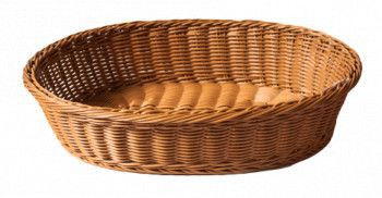 Cos RAKI paine fructe legume oval servire 41x31xH9cm culoare cafea