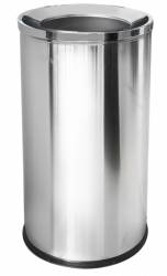Cos rotund inox gunoi pentru hotel 35xh73cm 