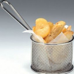Cosulet rotund servire RAKI pentru cartofi prajiti snacks 9x7 5cm 