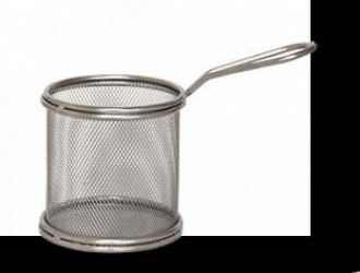Cosulet rotund servire RAKI pentru cartofi prajiti snacks 9x9cm 